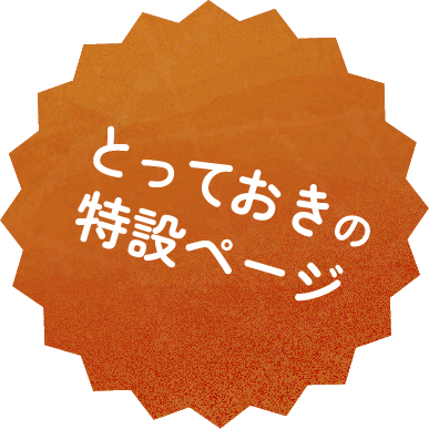 とっておきの特設ページ